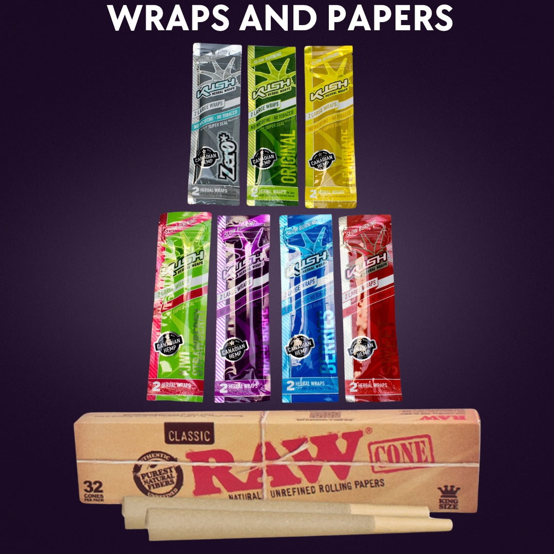 Rolling Paper,wraps and cones