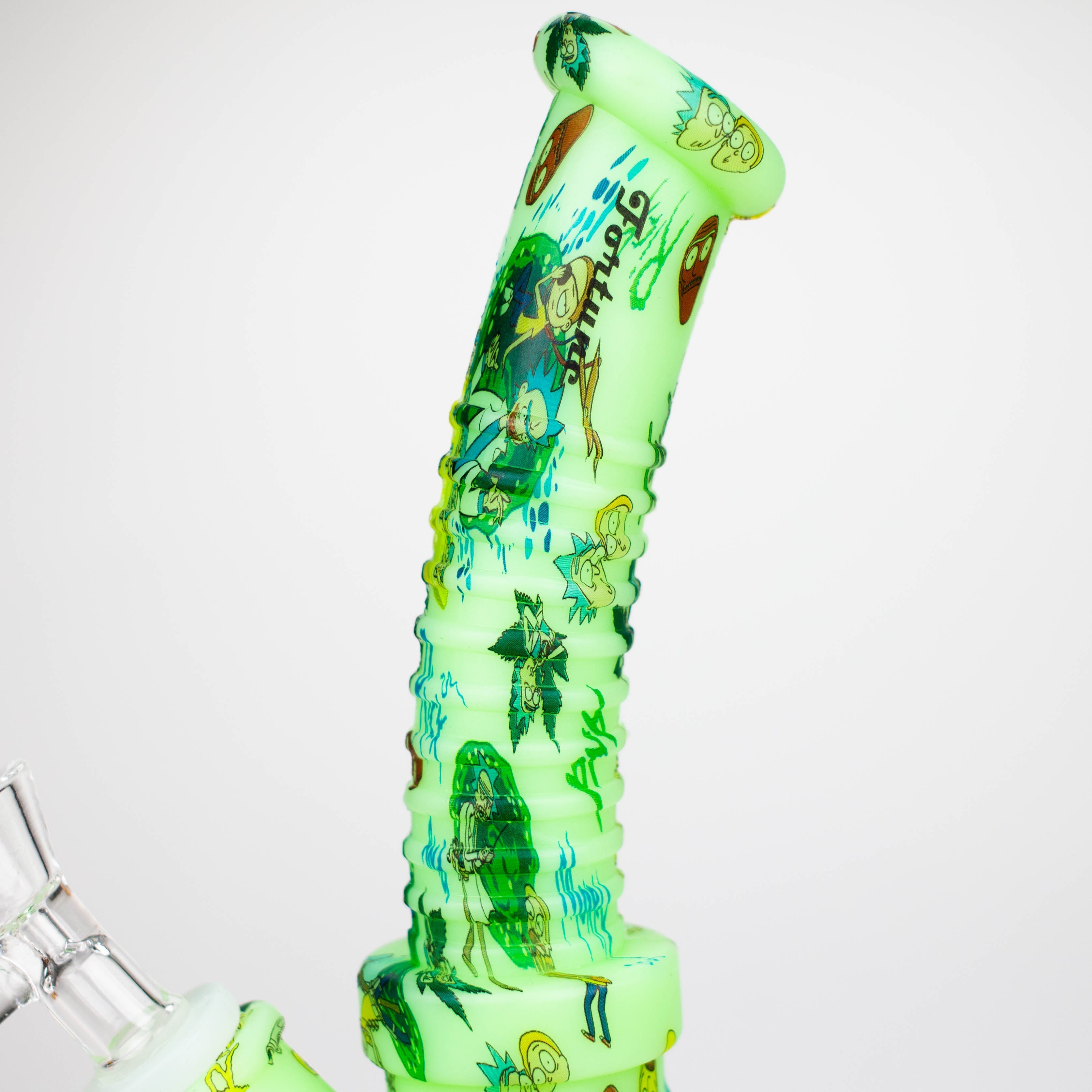 Fortune | 8.5" Angled Hydrographic Silicone Waterpipe-Assorted [SP1019P]_4