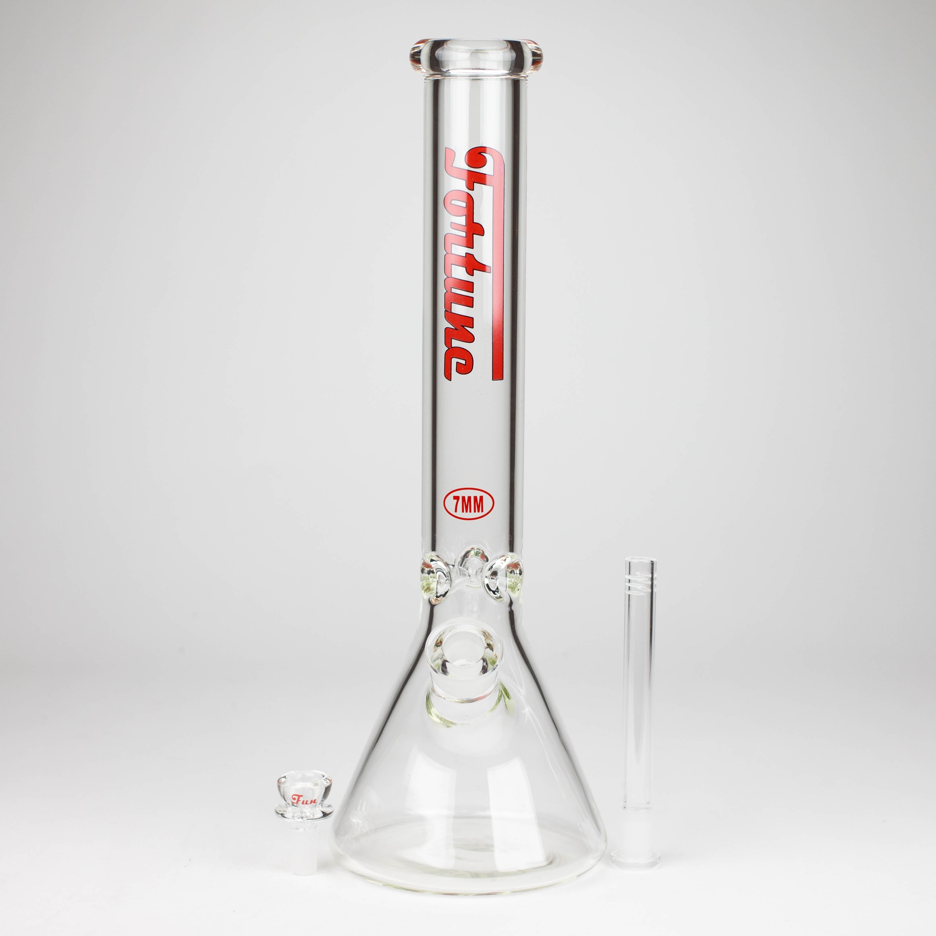 Fortune | 16" 7mm Beaker Glass Bong [165007]_5