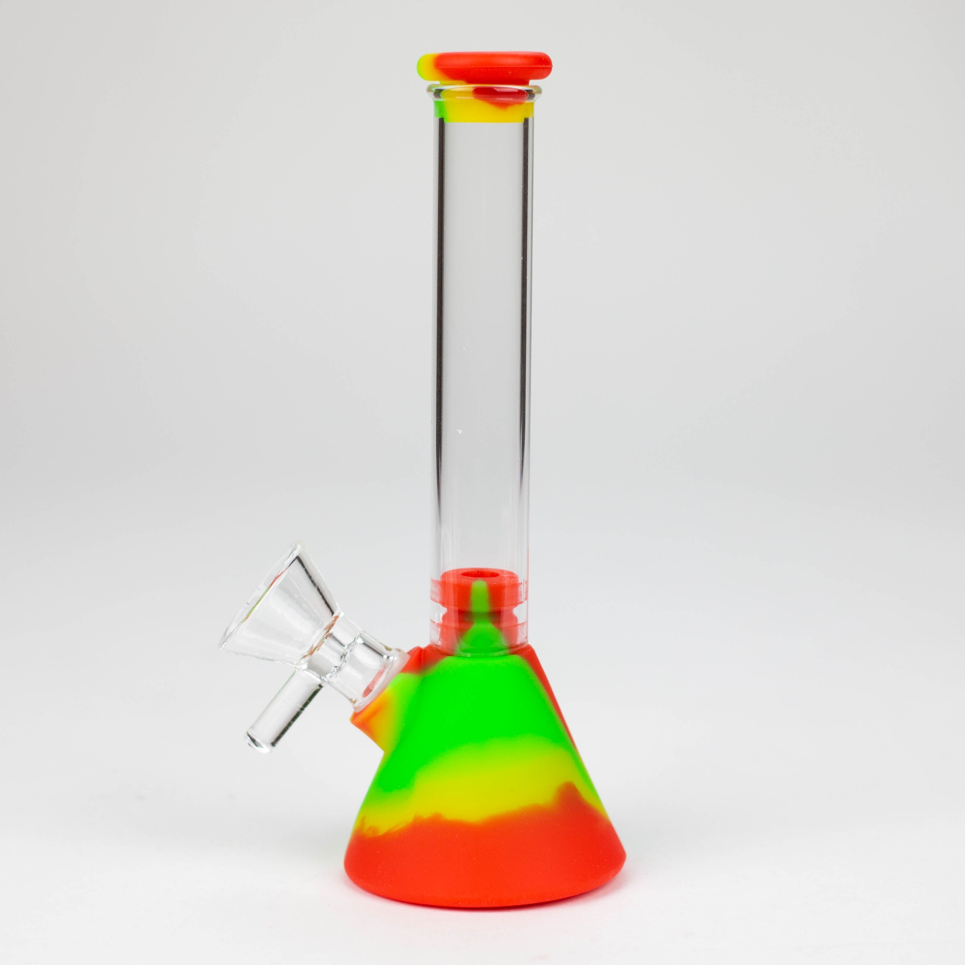6" Silicone Glass Beaker Mini bong-Assorted [H373]_2