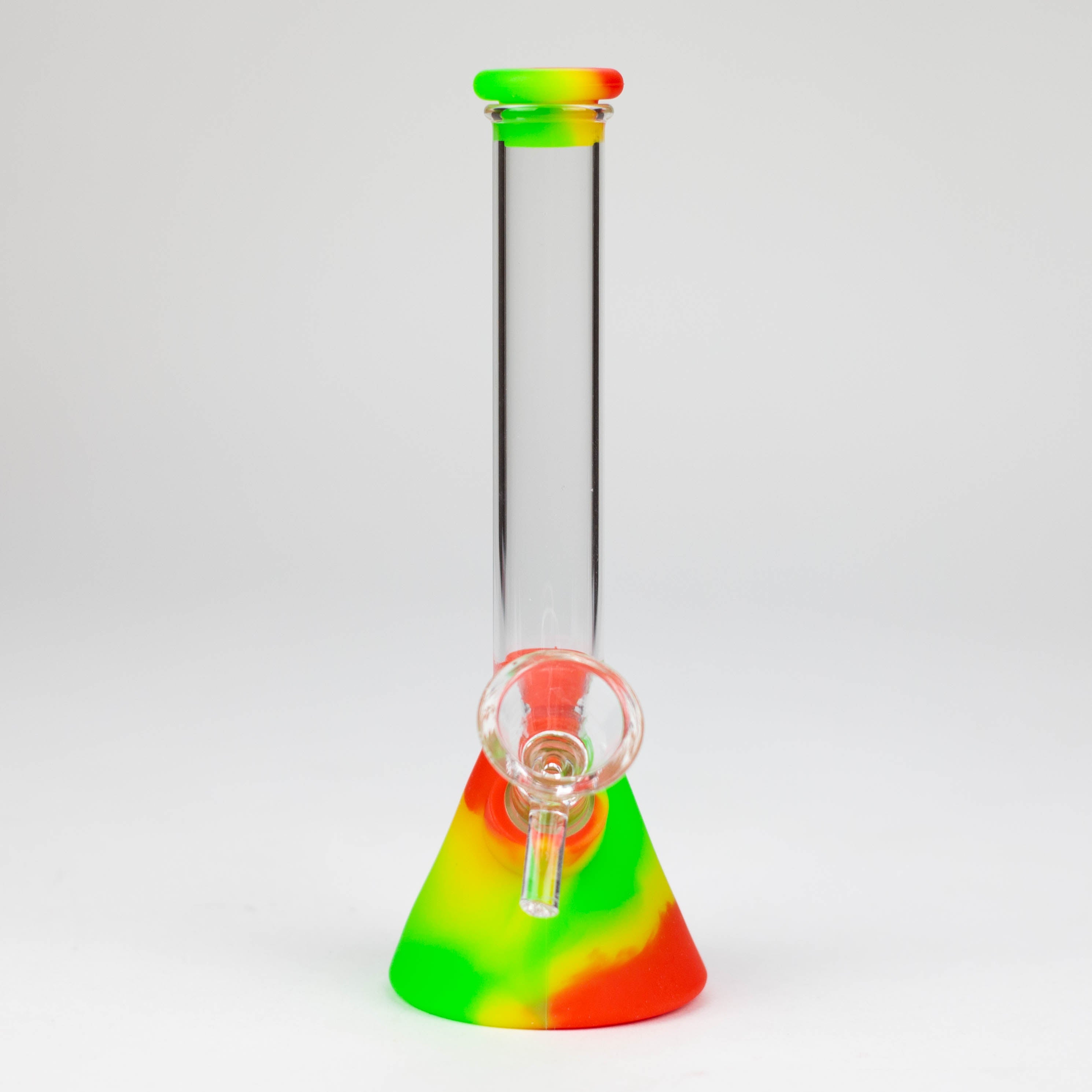 6" Silicone Glass Beaker Mini bong-Assorted [H373]_3
