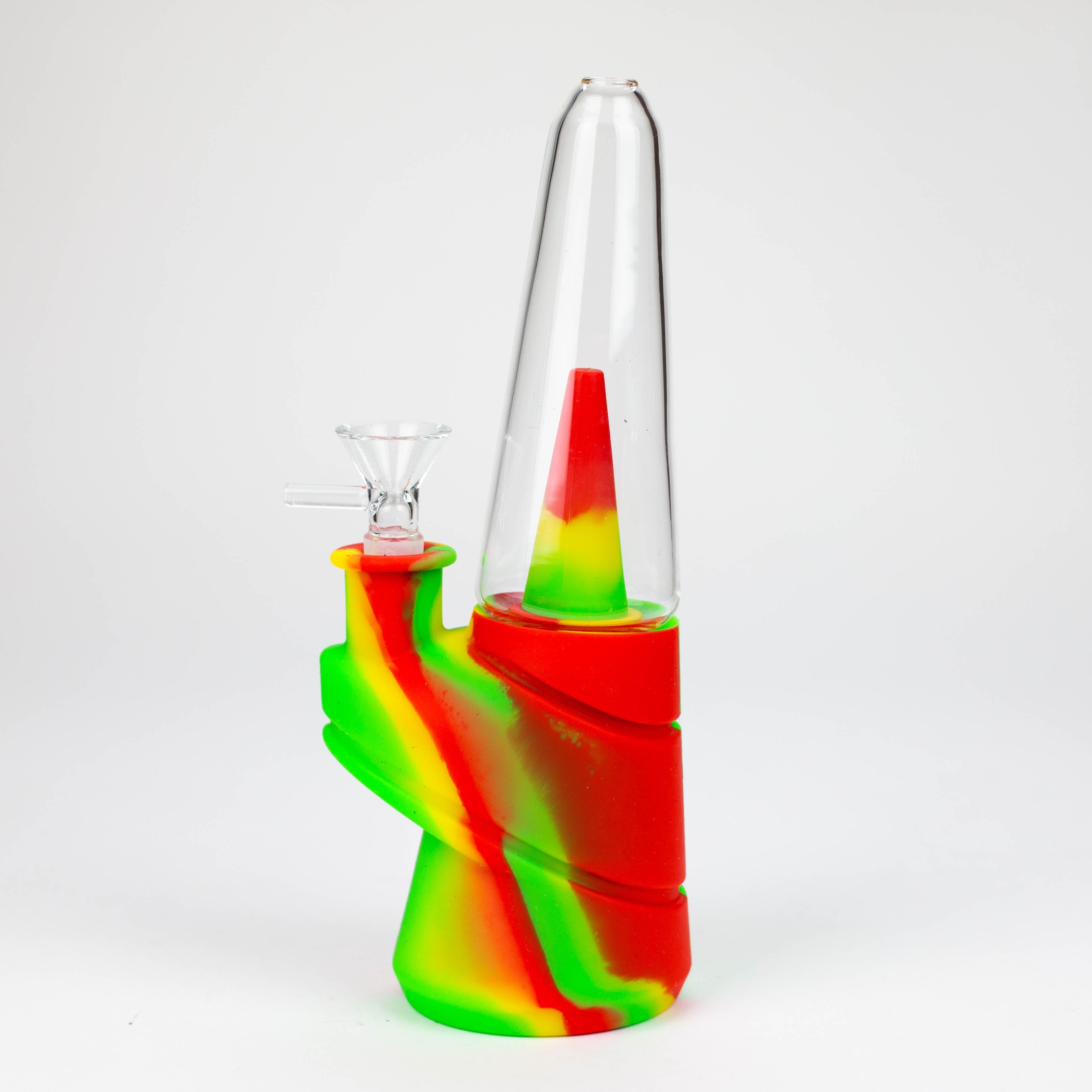 8.5" Silicone cone shape water bong-Assorted [H151]_2