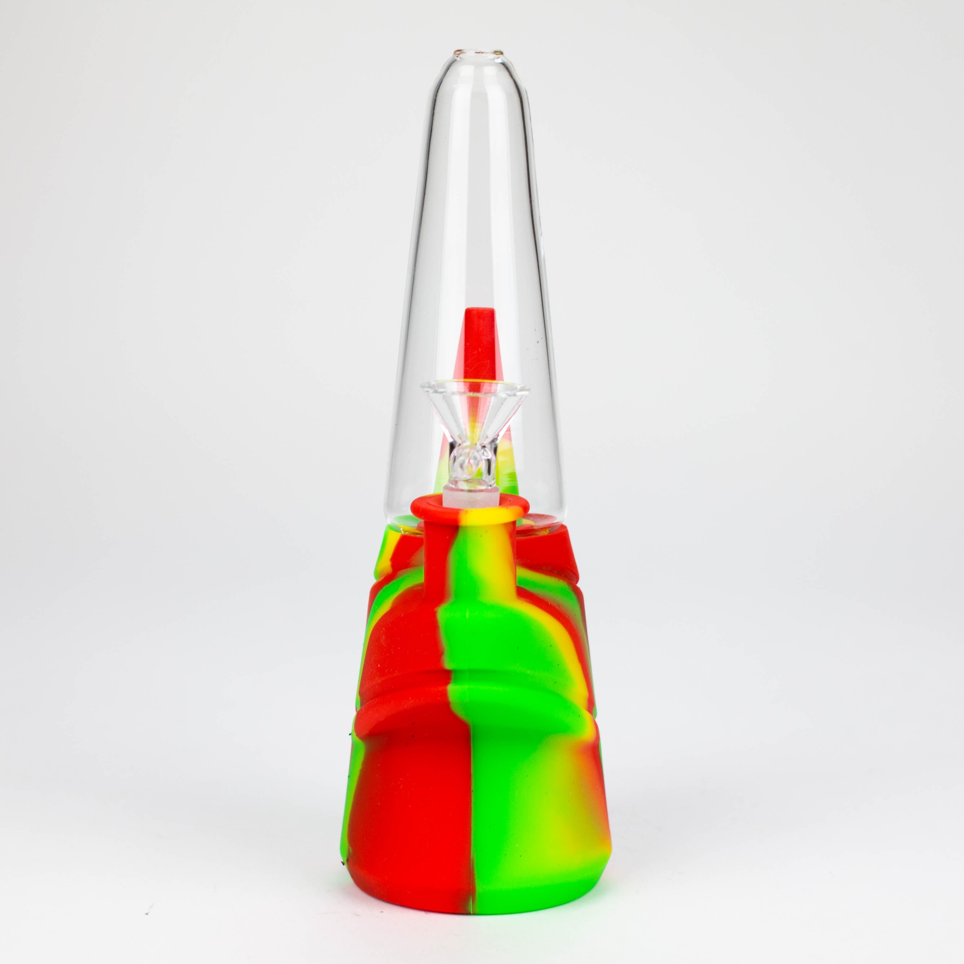 8.5" Silicone cone shape water bong-Assorted [H151]_3