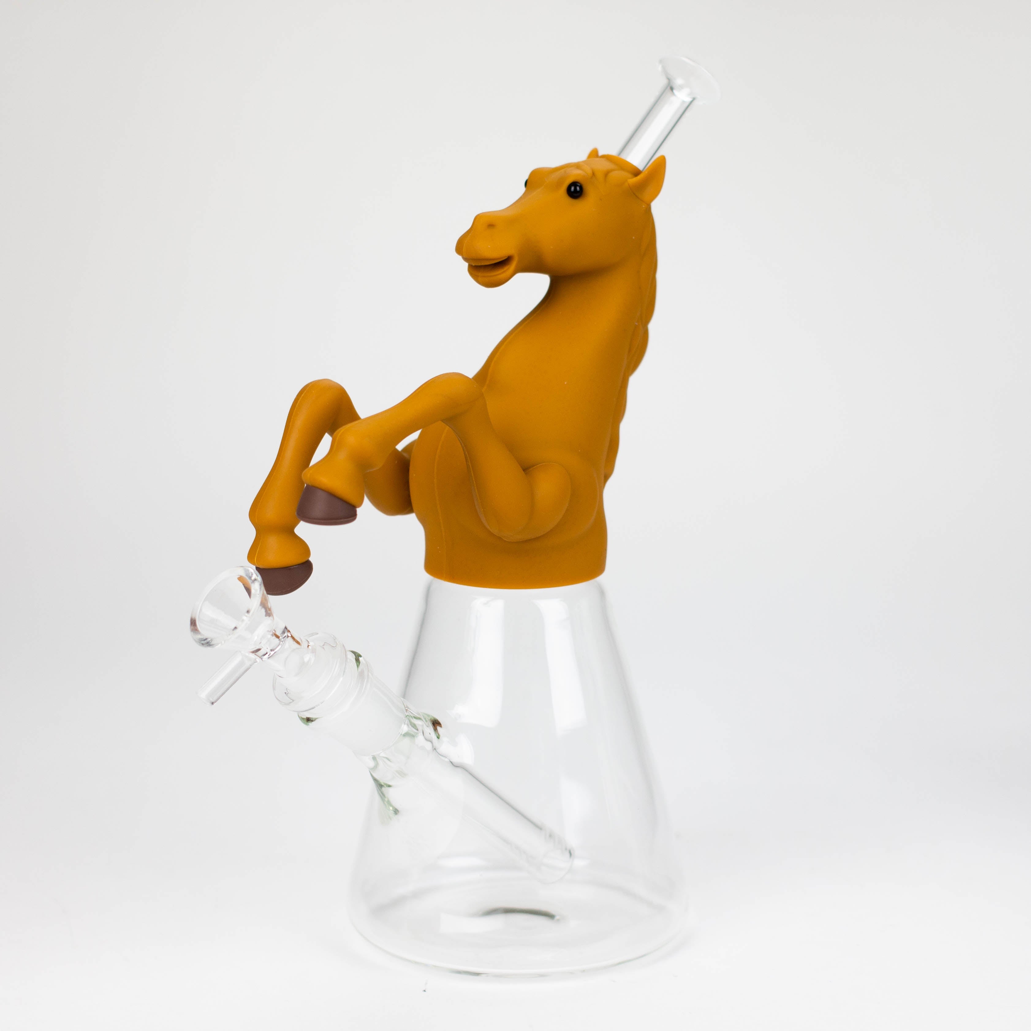 10.5" Wild horse glass water pipe-Assorted [H372]_3
