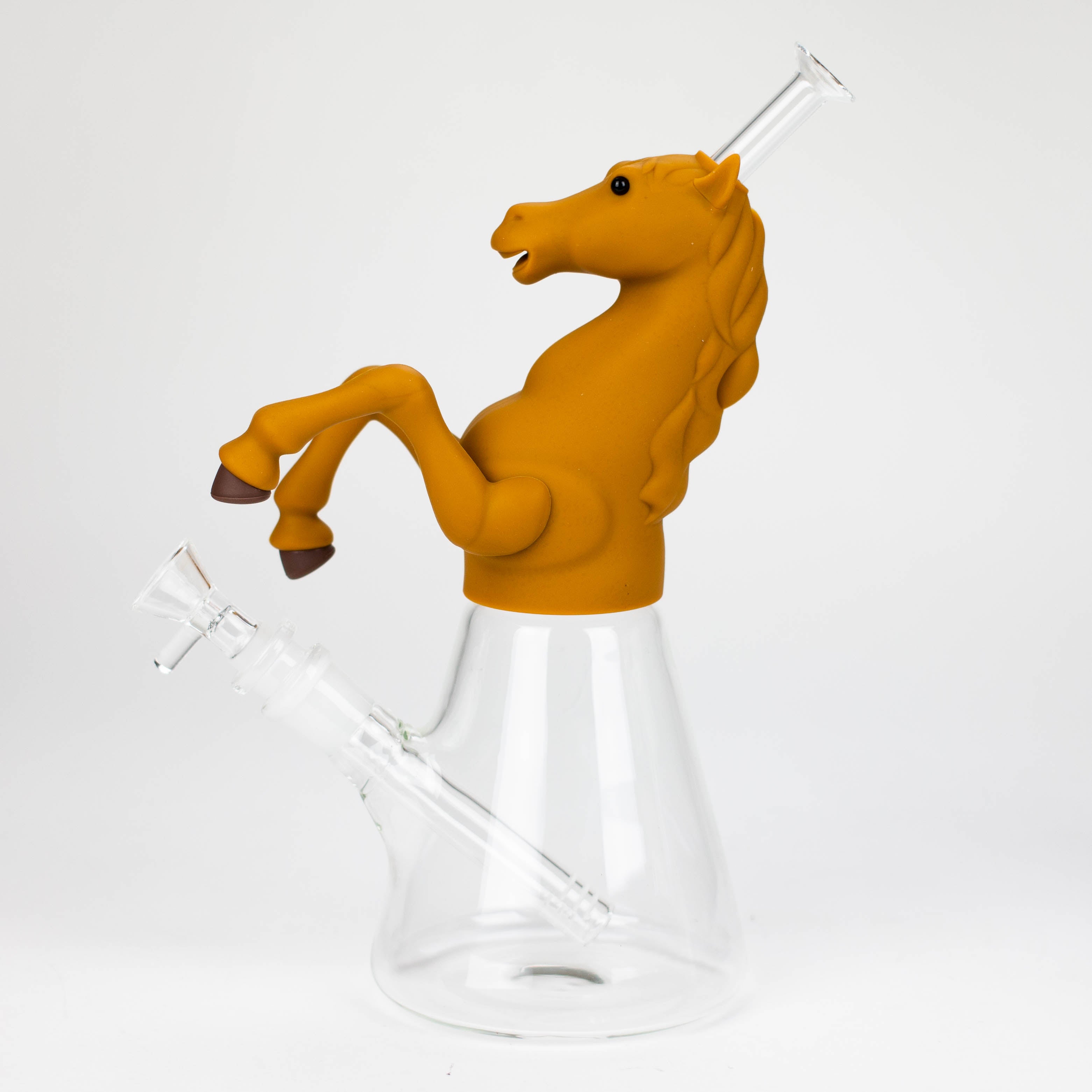 10.5" Wild horse glass water pipe-Assorted [H372]_4